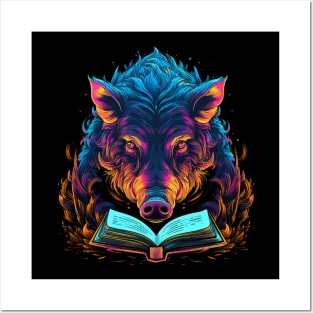 Wild Boar Reads Book Posters and Art